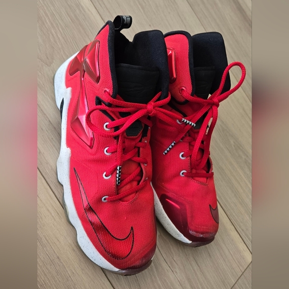Nike LeBron 13 PS "Away" red sneakers - Picture 3 of 13